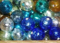 Muranoglas mit Blattsilber
